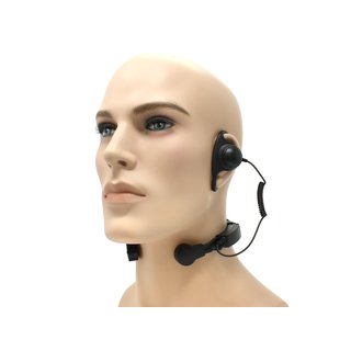 Profi Kehlkopf Security Headset robust KEP35-DP2